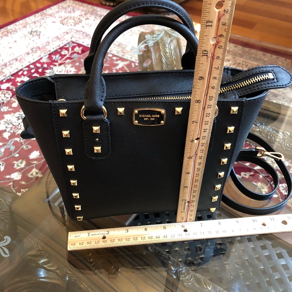 Michael Kors studded sandrine handbag&wallet set - Picture 7 of 8